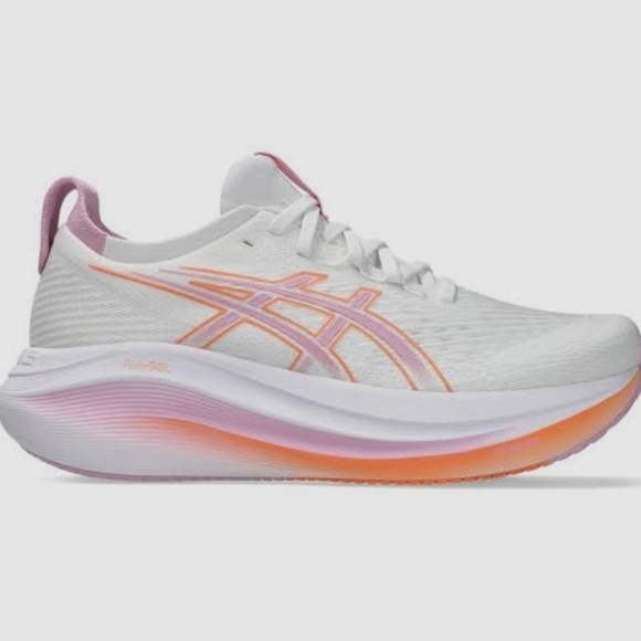 Asics Shoes - ASICS Women's White and Pink Athletic Shoes